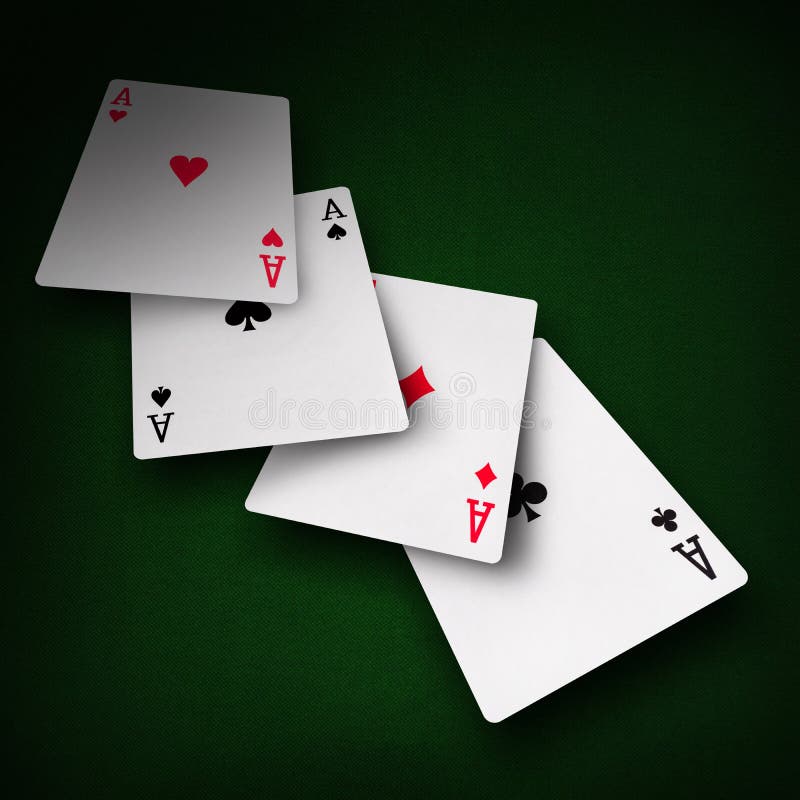 The combination of playing cards poker casino