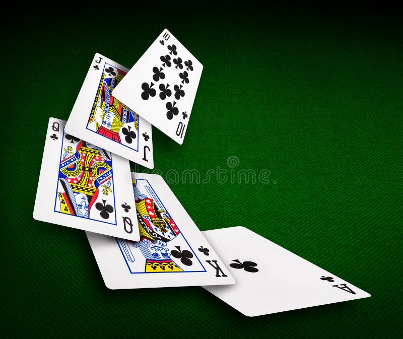 The combination of playing cards poker casino.