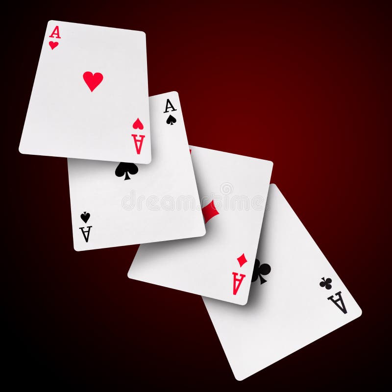 The combination of playing cards poker casino.