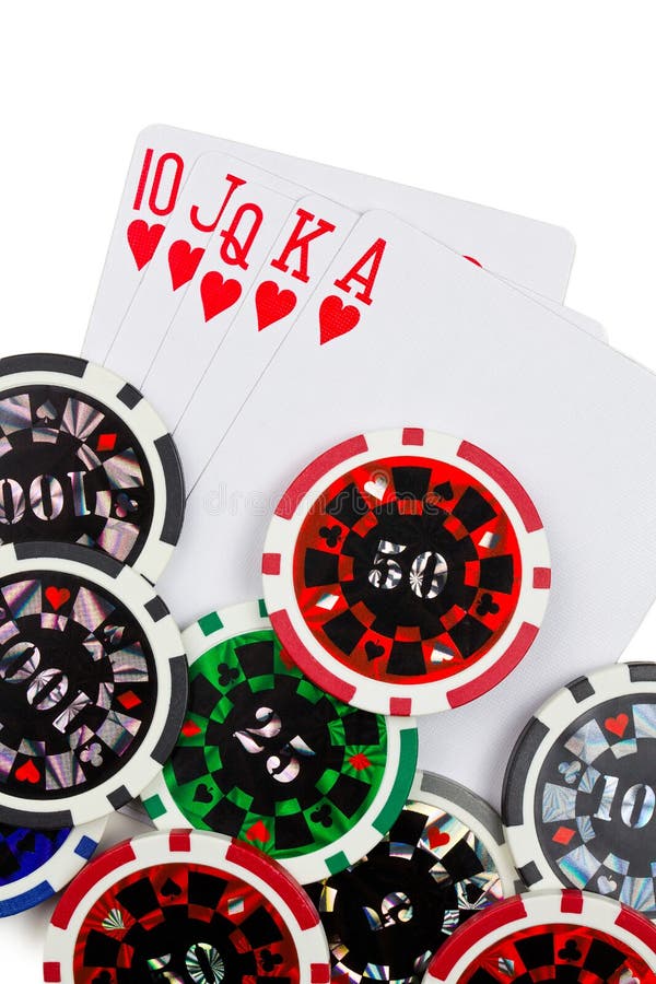 Playing Cards and Poker Chips Stock Image Image of casino, chance