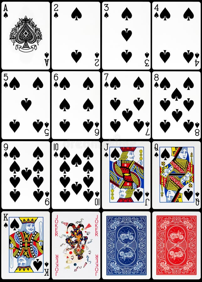 Playing Cards - Spades Suit