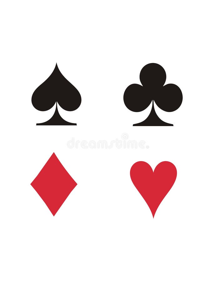 Playing cards symbols stock vector. Illustration of gambling 11814466