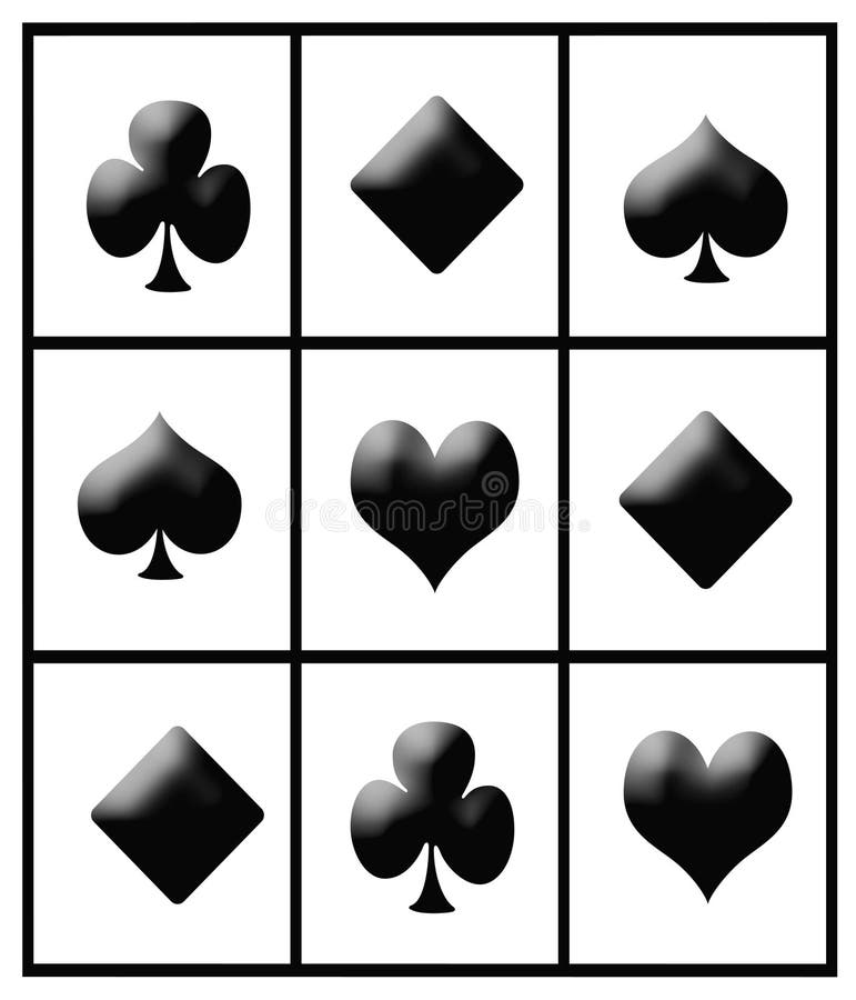 Playing cards symbols