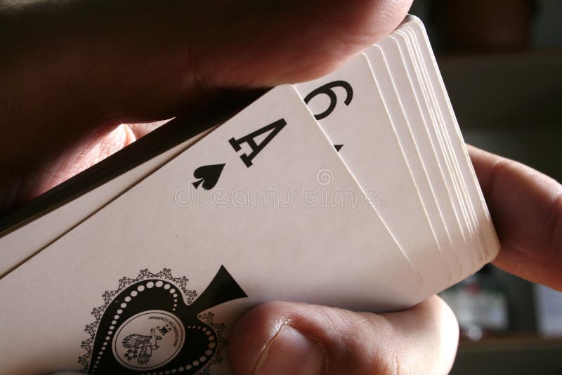 Playing cards tricks focuses