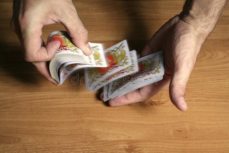 Playing cards tricks focuses