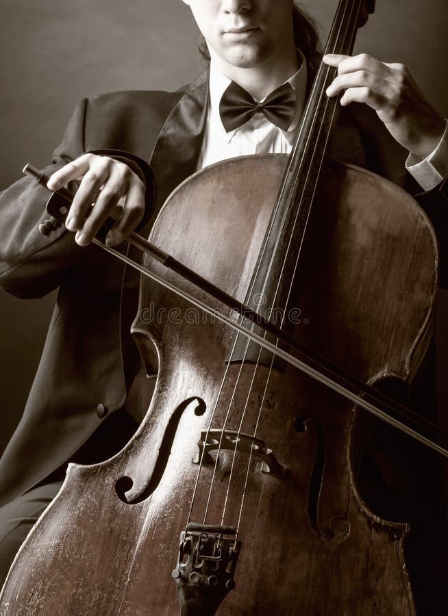 Cellist stock photo. Image of orchestra, play, cello 33412184