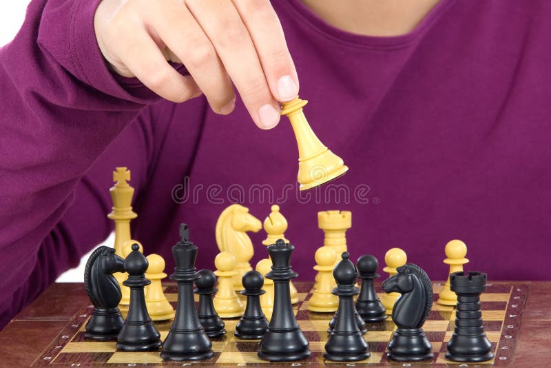 Chess Board In The Foreground To Use For Wallpaper Stock Photo, Picture and  Royalty Free Image. Image 116410136.