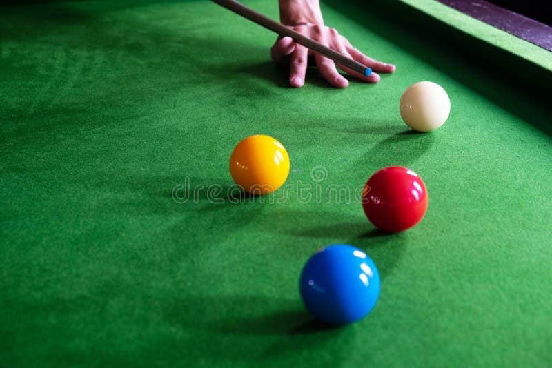 Playing, Establishing a Snooker Ball, a Red Ball and a Ball with