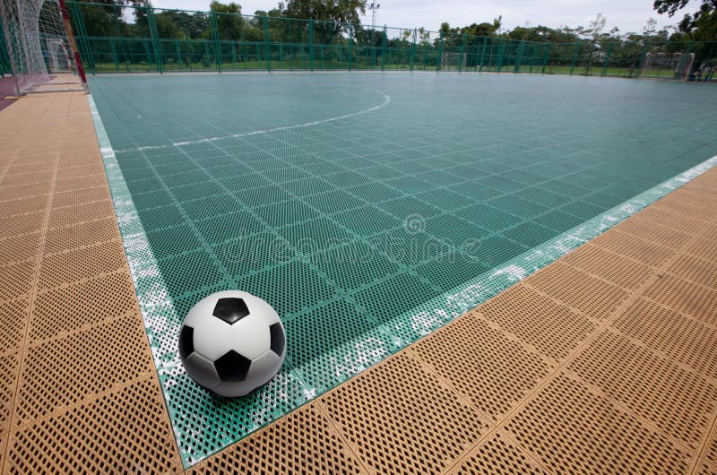 Playing field for futsal.