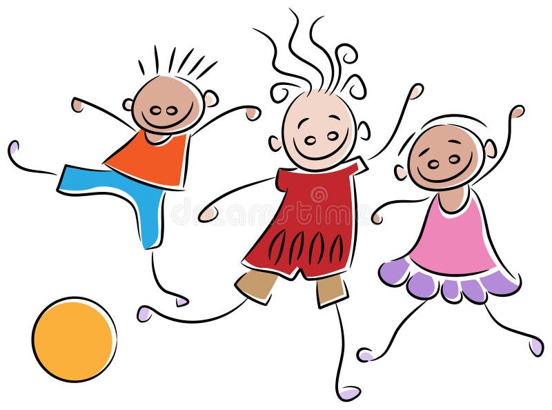 Kids playing together Vectors & Illustrations for Free Download