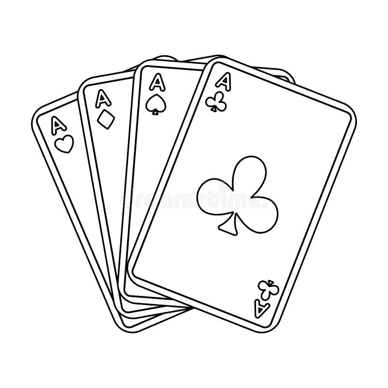 Blank Playing Cards Poker Other Games Stock Illustration 1220241349
