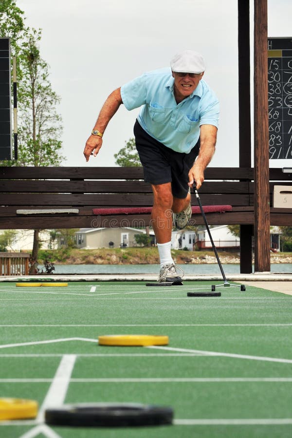 Playing Shuffleboard