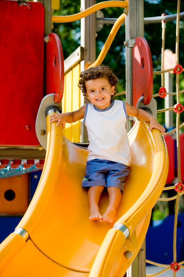 Playing On Slide