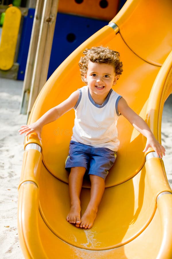 Playing On Slide