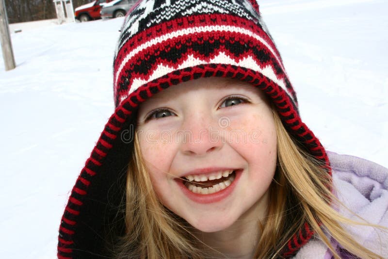 Playing in the snow stock image Playing in the snow stock image