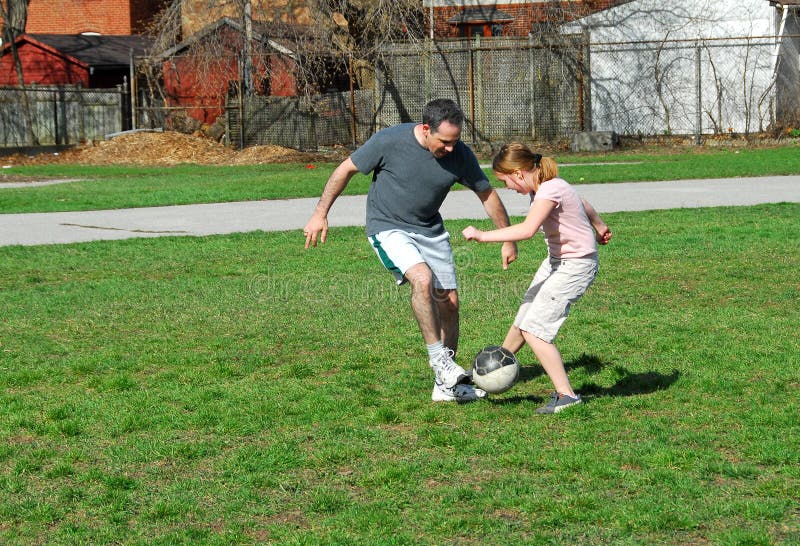 Playing soccer stock images Playing soccer stock images