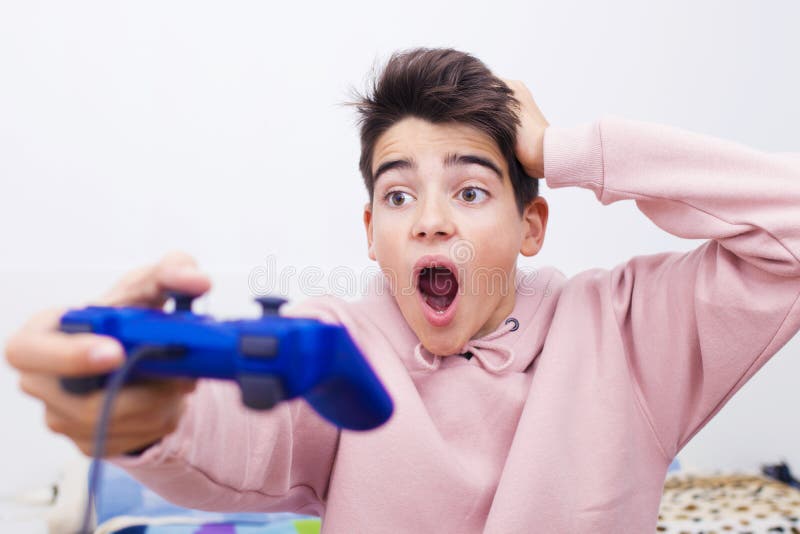 Playing with Video Game, Gamers Stock Image Image of gamers, holding