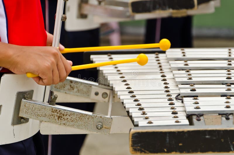 Playing xylophone stock photo. Image of pair, rhythm - 20993642