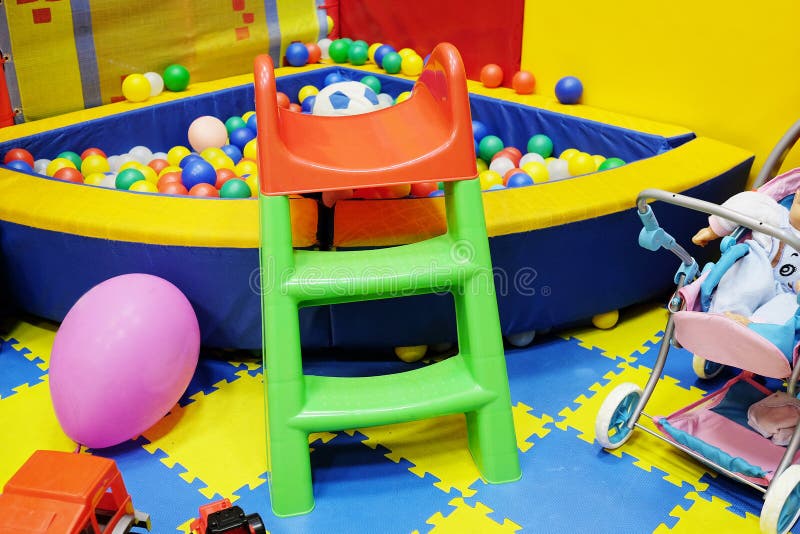 Playroom stock photo. Image of room, contemporary, pram 51646020