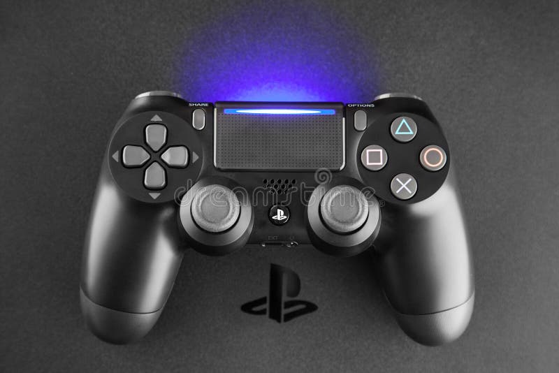 Playstation 4 Gaming Console Editorial Stock Image Image of wireless