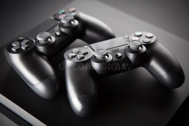 Playstation 4 Gaming Console Editorial Photography Image of console