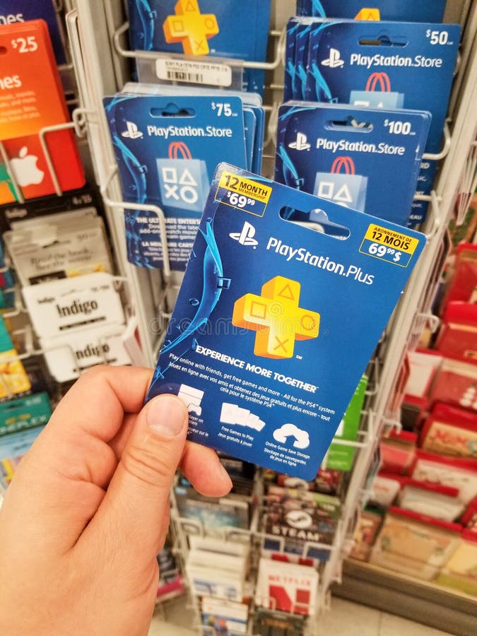 Gift Card of a Video Game in a Hand Editorial Photography - Image