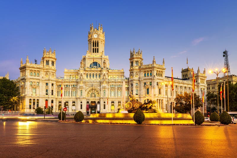 Plaza de la Cibeles Madrid stock photo Plaza de la Cibeles Madrid stock photo