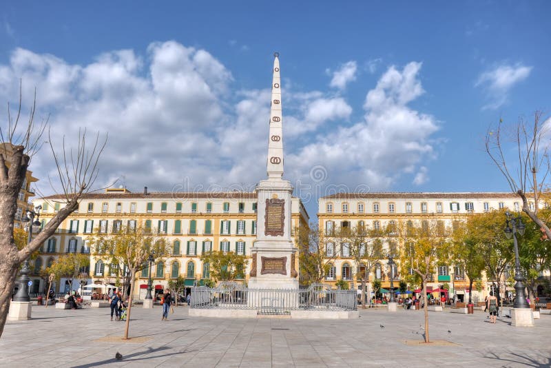 Plaza de la Merced, Malaga, Espagne photographie stock Plaza de la Merced, Malaga, Espagne photographie stock