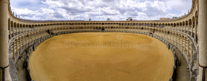 The Plaza de toros de Ronda, oldest bullfighting ring in Spain