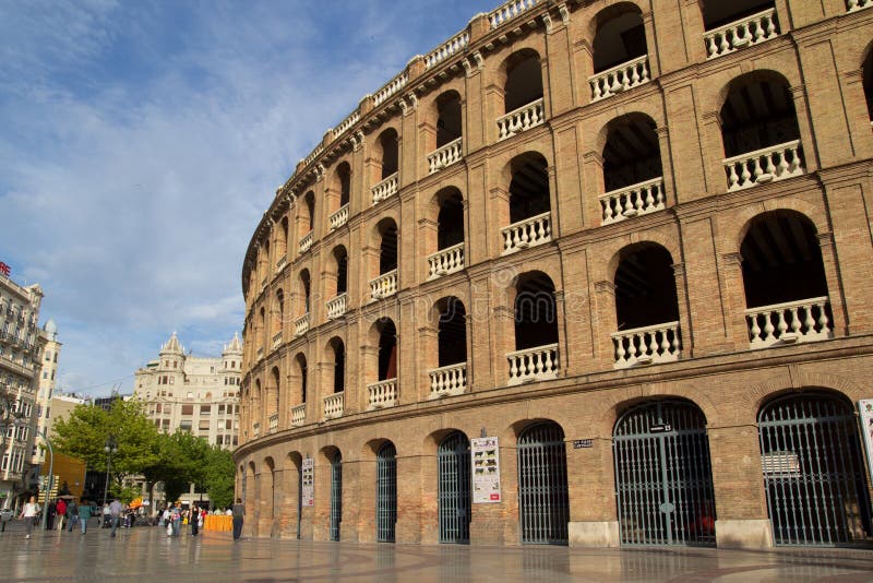 Plaza de Toros in Valencia, Spain stock photo Plaza de Toros in Valencia, Spain stock photo