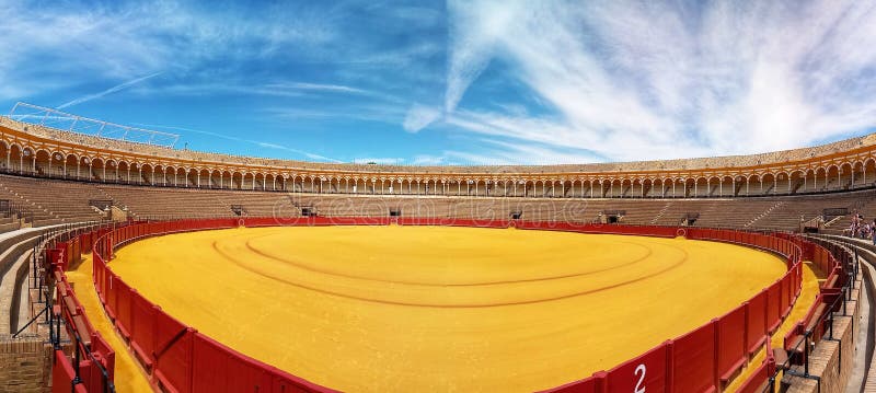 Plaza de Toros von Sevilla Spain stockfotografie Plaza de Toros von Sevilla Spain stockfotografie