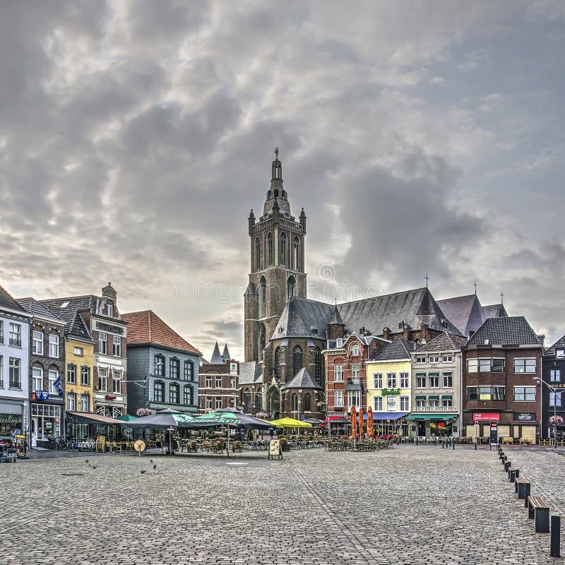 Plaza del mercado de Roermond fotos de archivo libres de regalías Plaza del mercado de Roermond fotos de archivo libres de regalías