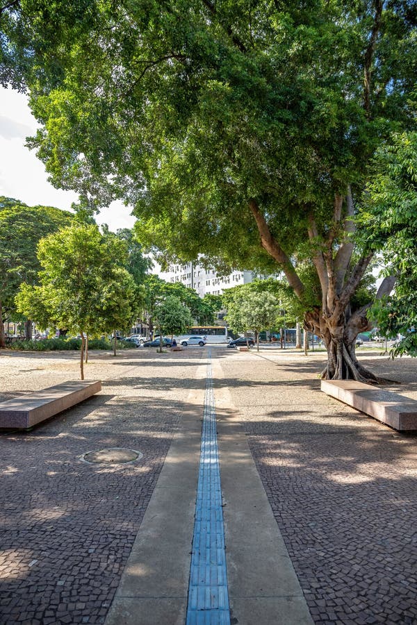 Plaza Dr. Pedro Ludovico Teixeira in Goiania City