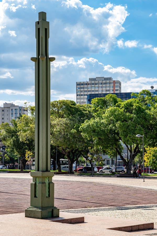 Plaza Dr. Pedro Ludovico Teixeira in Goiania City