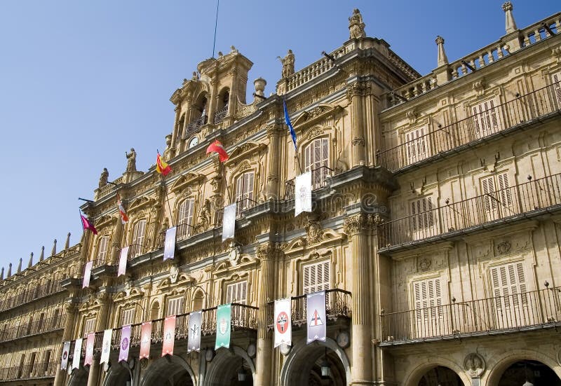 Plaza Mayor stock image. Image of leon, castilla, europe - 2417991