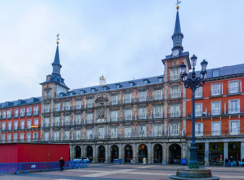 Plaza Principal Del Alcalde De La Plaza, En Madrid Foto editorial ...