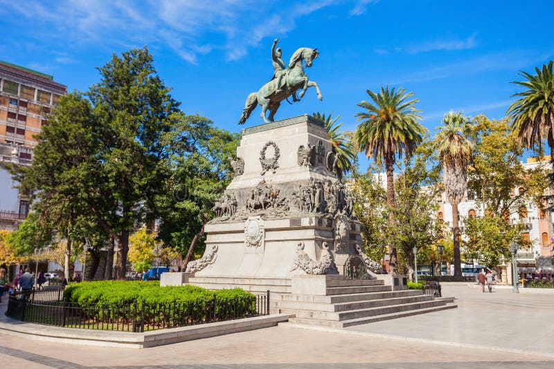 Plaza SAN Martin, Κόρδοβα στοκ εικόνες Plaza SAN Martin, Κόρδοβα στοκ εικόνες