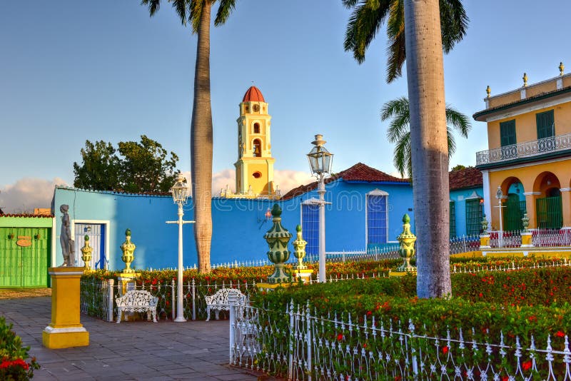 Plazaborgmästare - Trinidad, Kuba arkivfoton Plazaborgmästare - Trinidad, Kuba arkivfoton