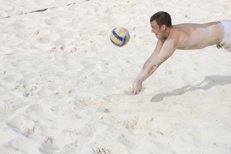 plażowa bawić się siatkówka obrazy stock plażowa bawić się siatkówka obrazy stock