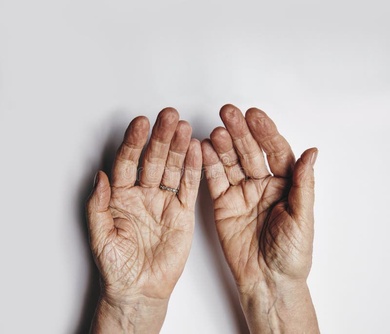 Pleading Hands of Old Woman Stock Image - Image of hand, pleading: 43387819