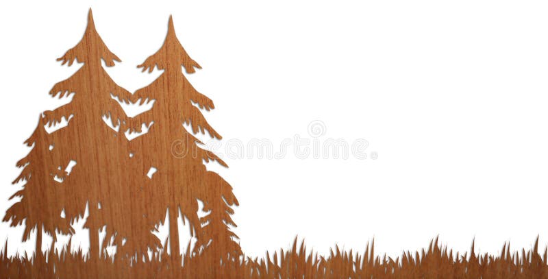 Pleasant wooden wood on withe Background