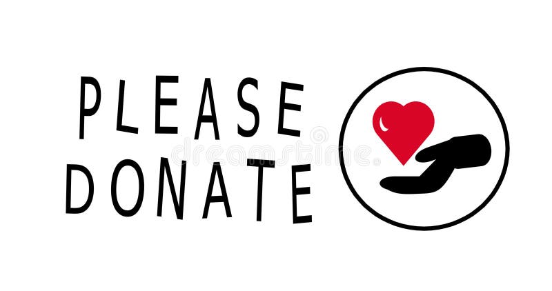 Please Donate Donate Now Donate Button Stock Illustration 1900635379