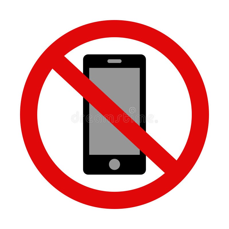 Please silence your mobile phone - warning sign No. 3