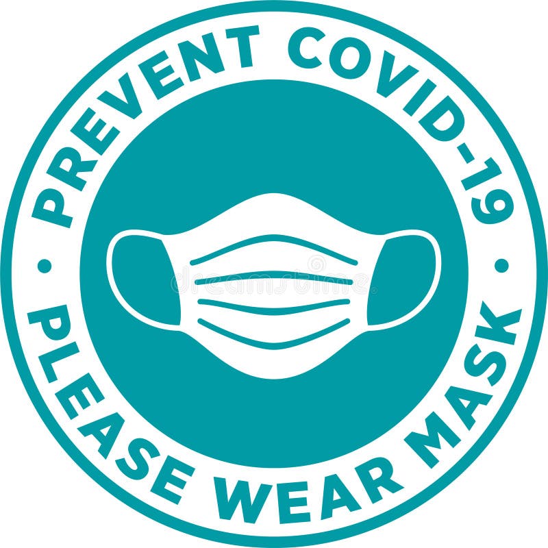 Please Wear Medical Mask Signage or Sticker.