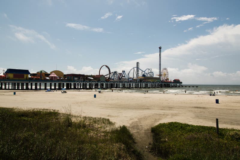 Galveston Island Beach Panoramic View Editorial Image Image of nature, hotel 54371365