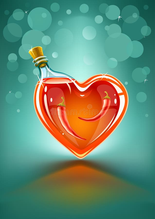 Pleine bouteille sous la forme de la forme avec le liquide rouge chaud illustration de vecteur Pleine bouteille sous la forme de la forme avec le liquide rouge chaud illustration de vecteur