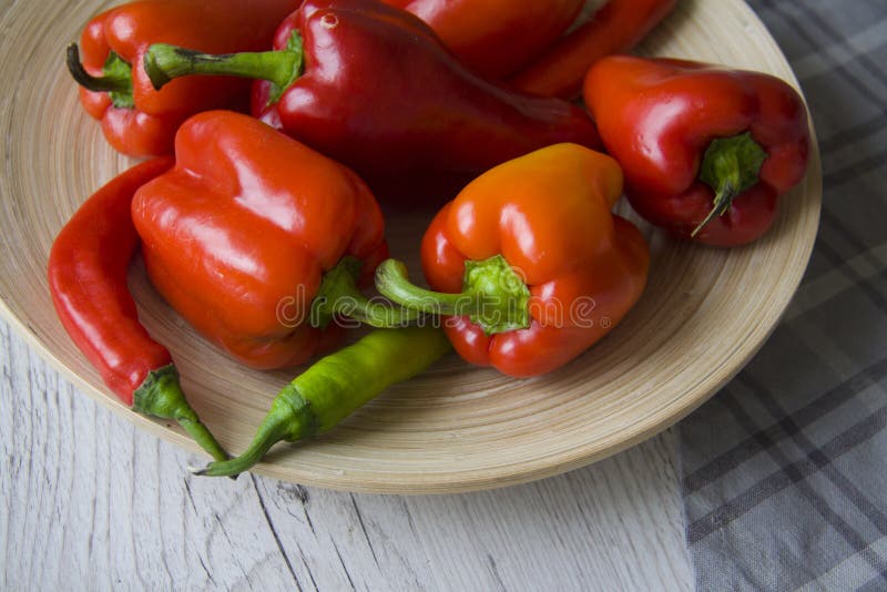 Plenty of paprika peppers stock image. Image of pimiento 61926057