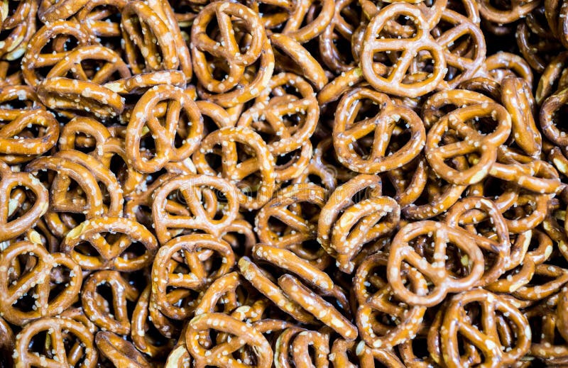 Plethora of Bulk Pretzels stock image. Image of twists 70719787