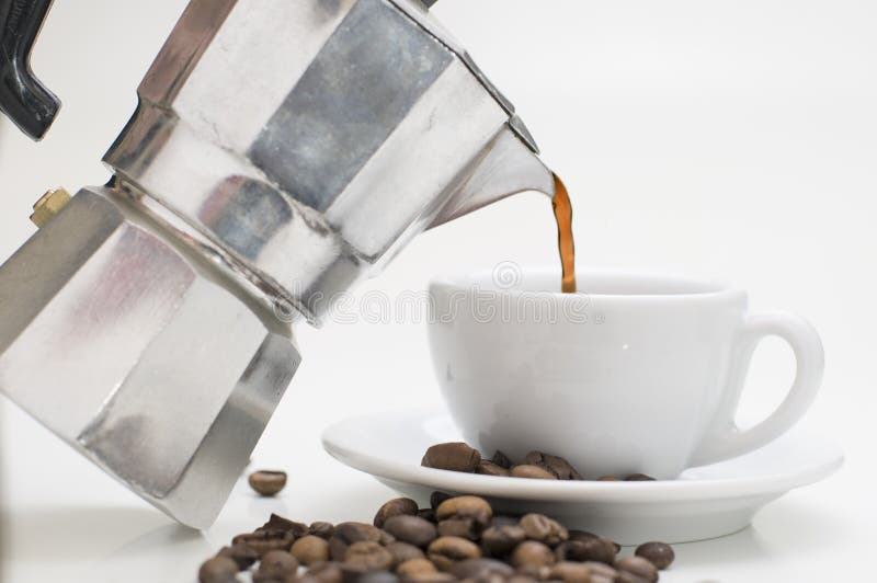 Pleuvoir à torrents à l'extérieur le café images libres de droits Pleuvoir à torrents à l'extérieur le café images libres de droits