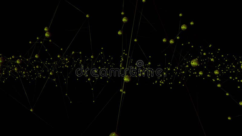 Plexus abstract network business technology science background loop stock illustration